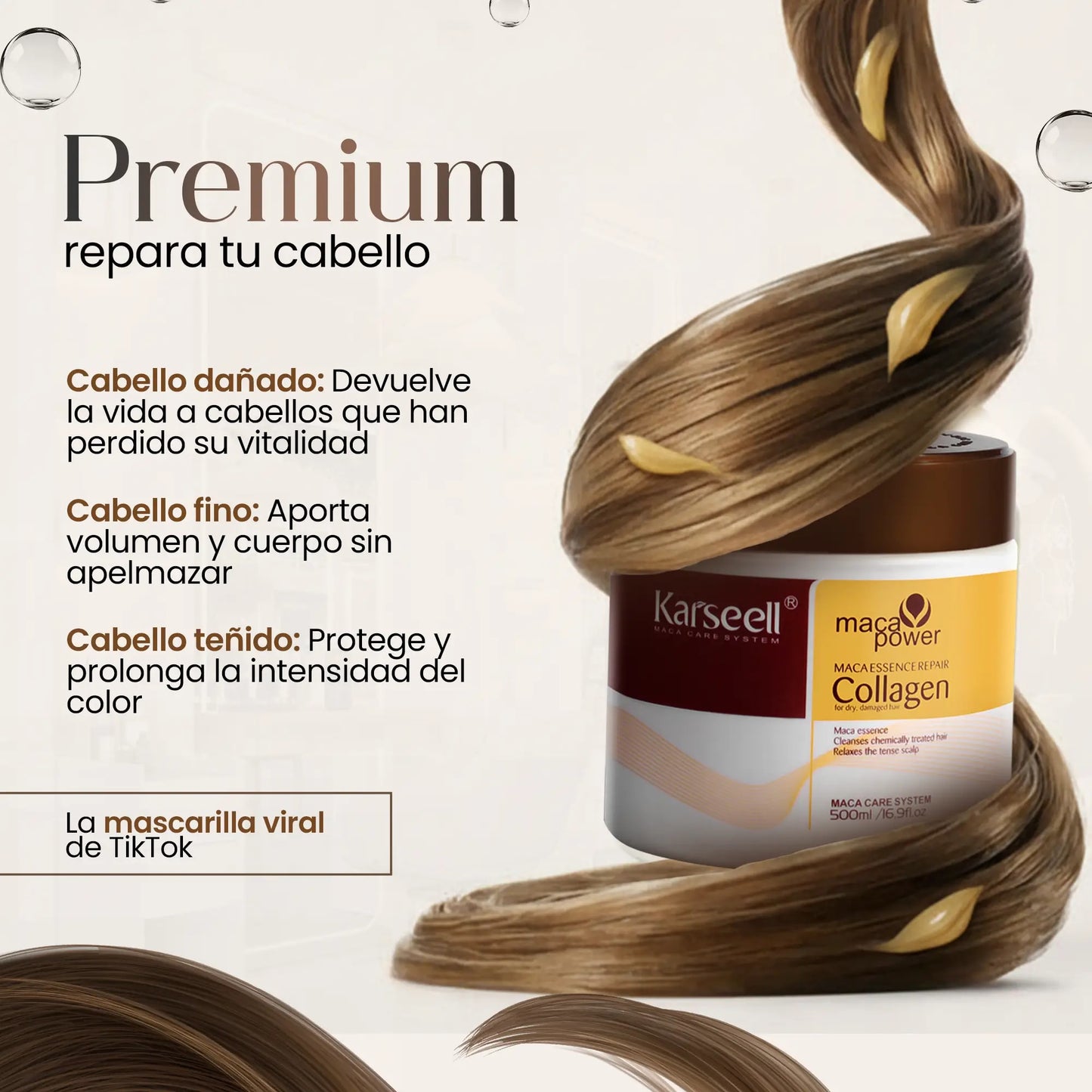 Crema Karsel Colágeno 500 ml