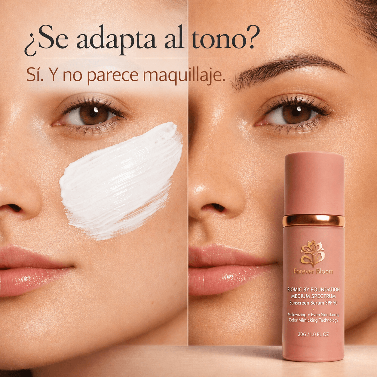 Base 4 em 1 - Proteção (SPF 50) e Cobertura Total